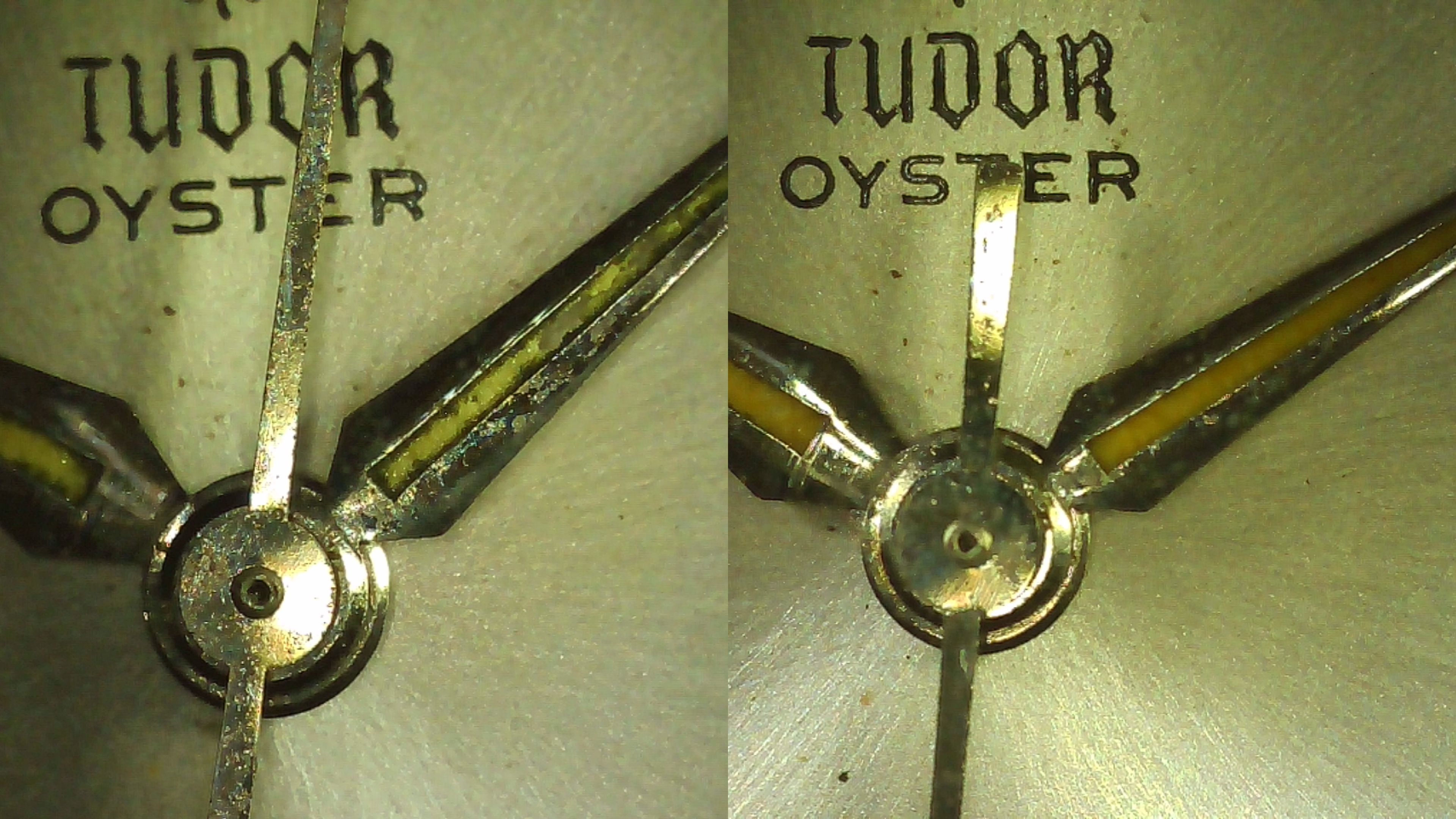 Vintage watch being restored